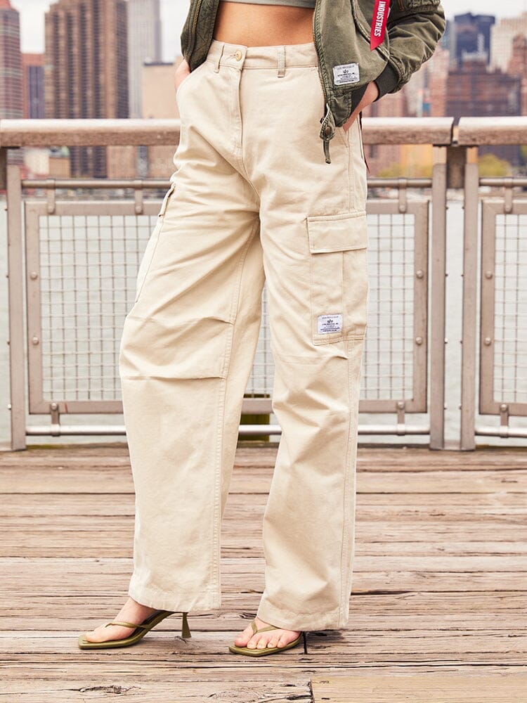 WOMEN'S M-65 CARGO PANT (LIMESTONE) - Image 2