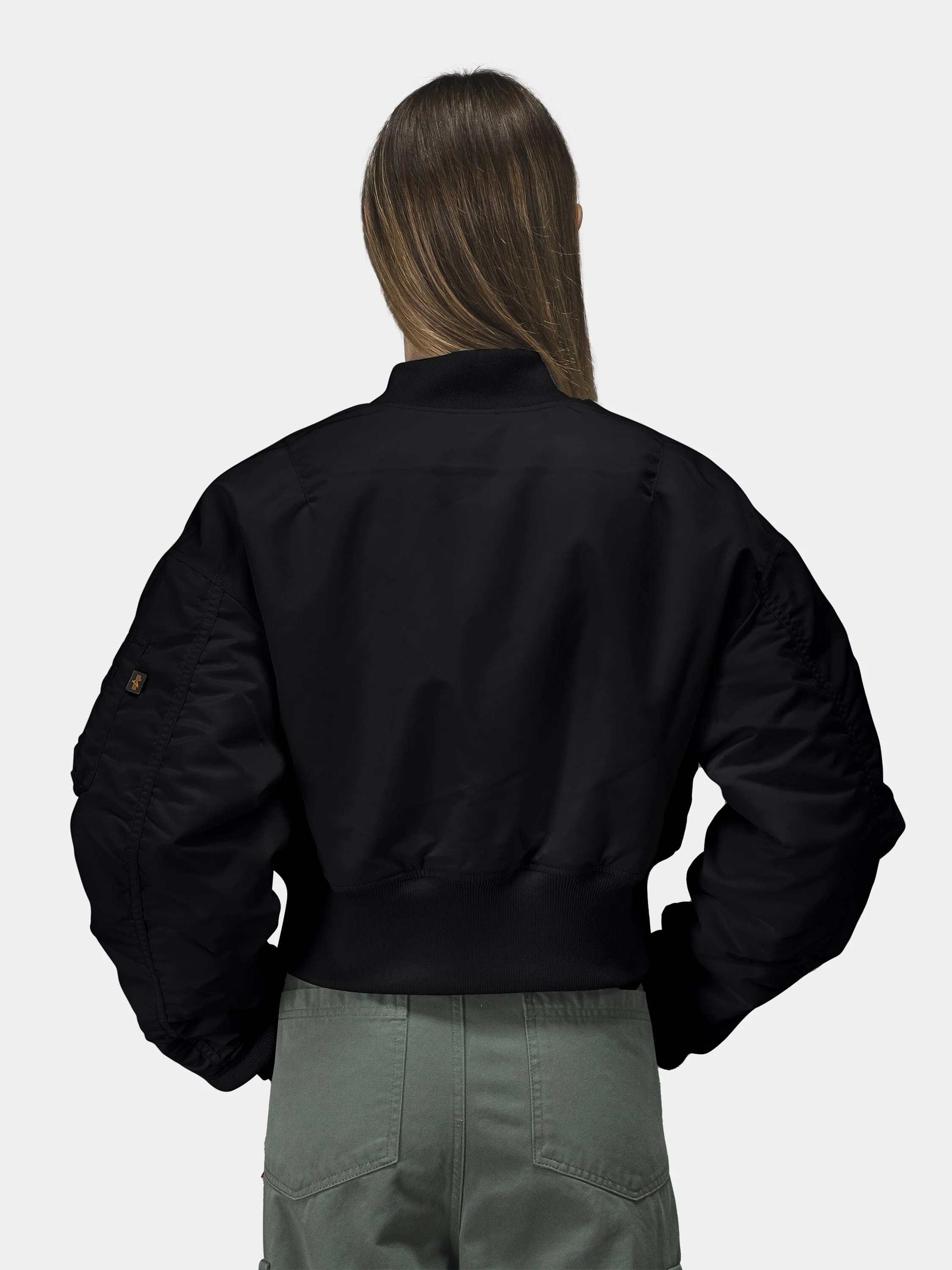 CROPPED MA-1 FLIGHT JACKET WOMENS - Image 4