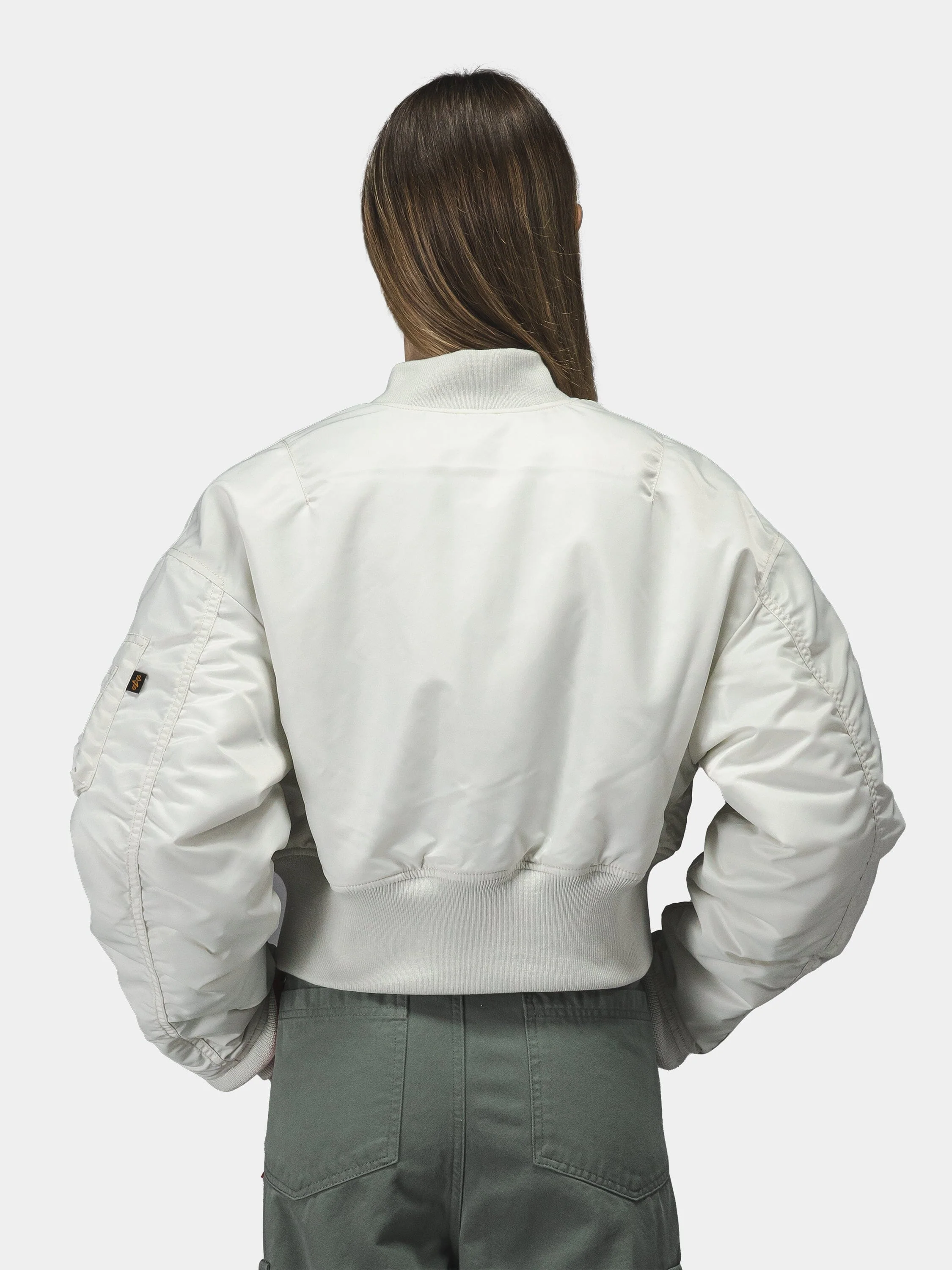 CROPPED MA-1 FLIGHT JACKET WOMENS (SEASONAL) - Image 4