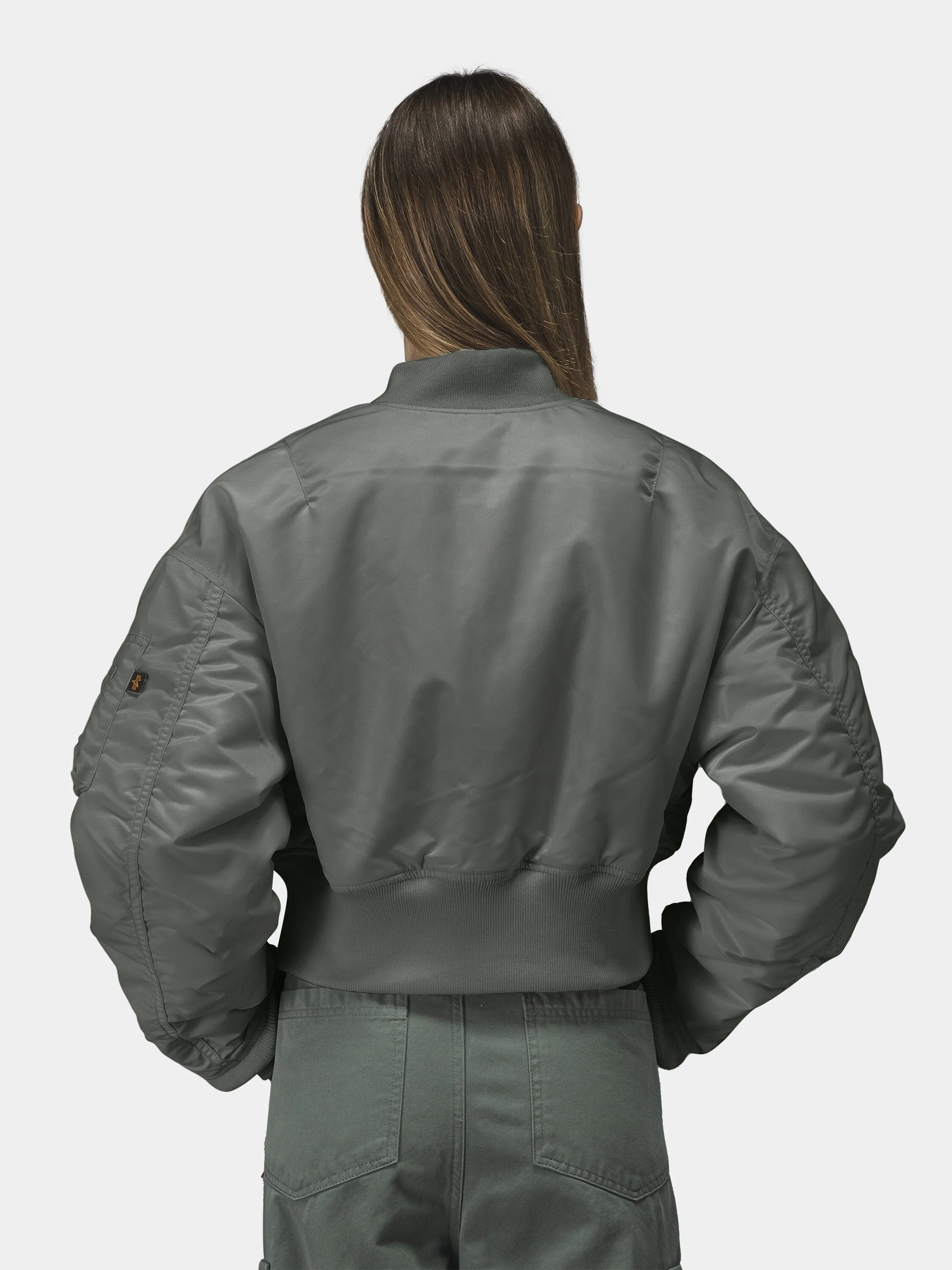 CROPPED MA-1 FLIGHT JACKET WOMENS (SEASONAL) - Image 9