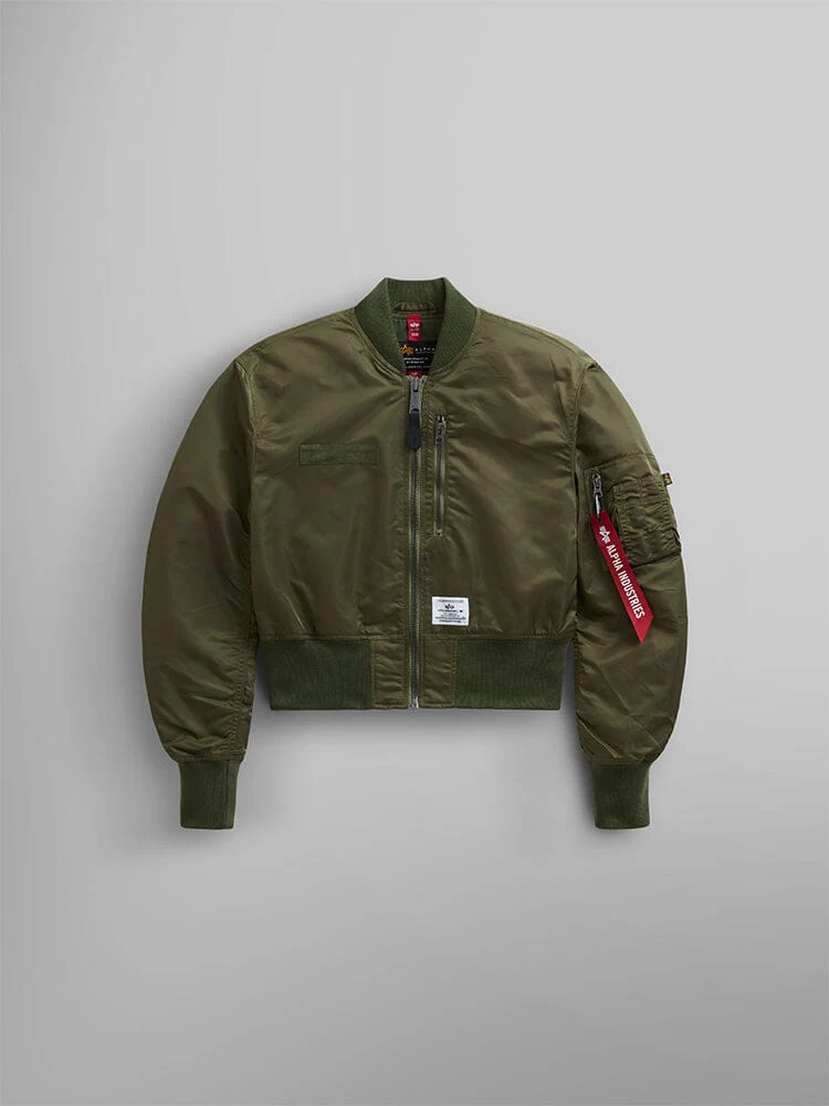 L-2B CROPPED GEN II BOMBER JACKET WOMENS - Image 8