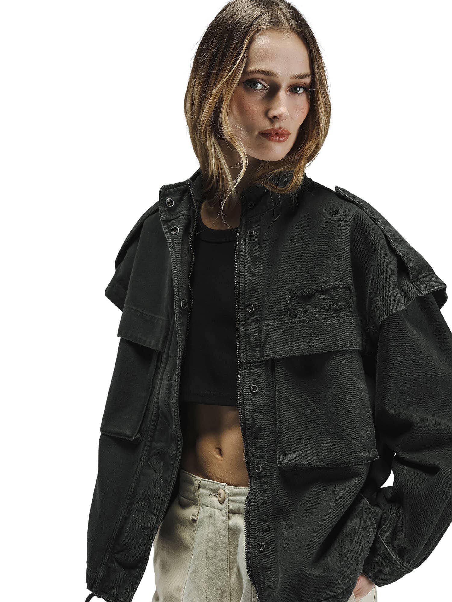 OVERSIZED CTN UTILITY JACKET WOMENS - Image 12