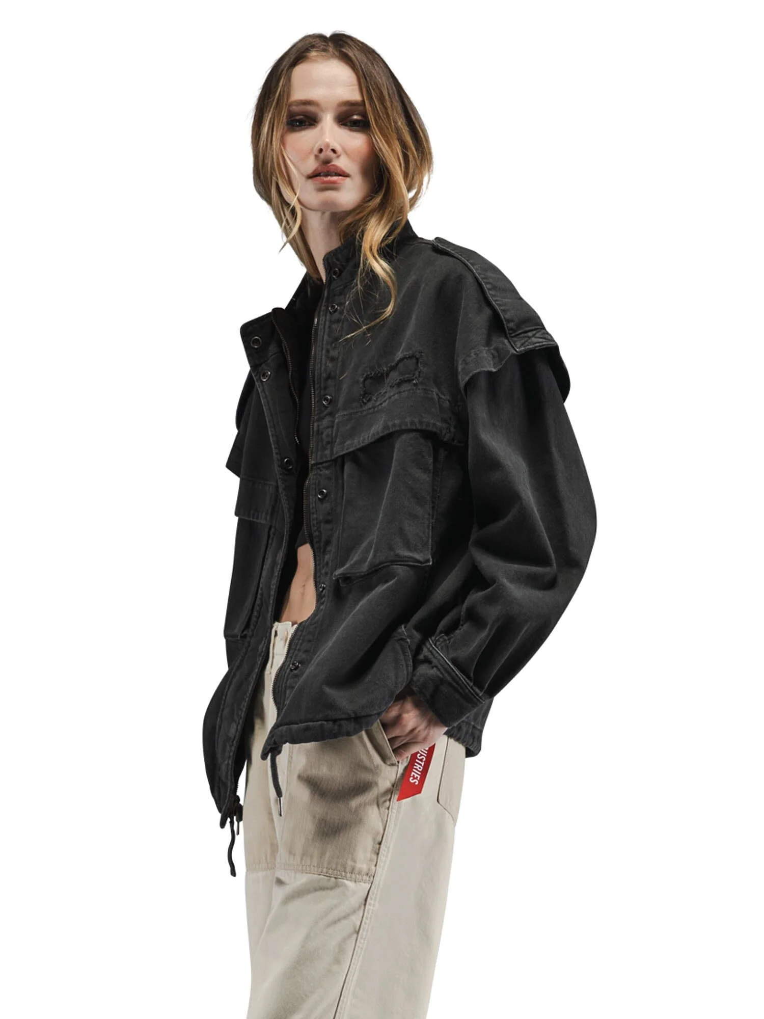 OVERSIZED CTN UTILITY JACKET WOMENS - Image 14