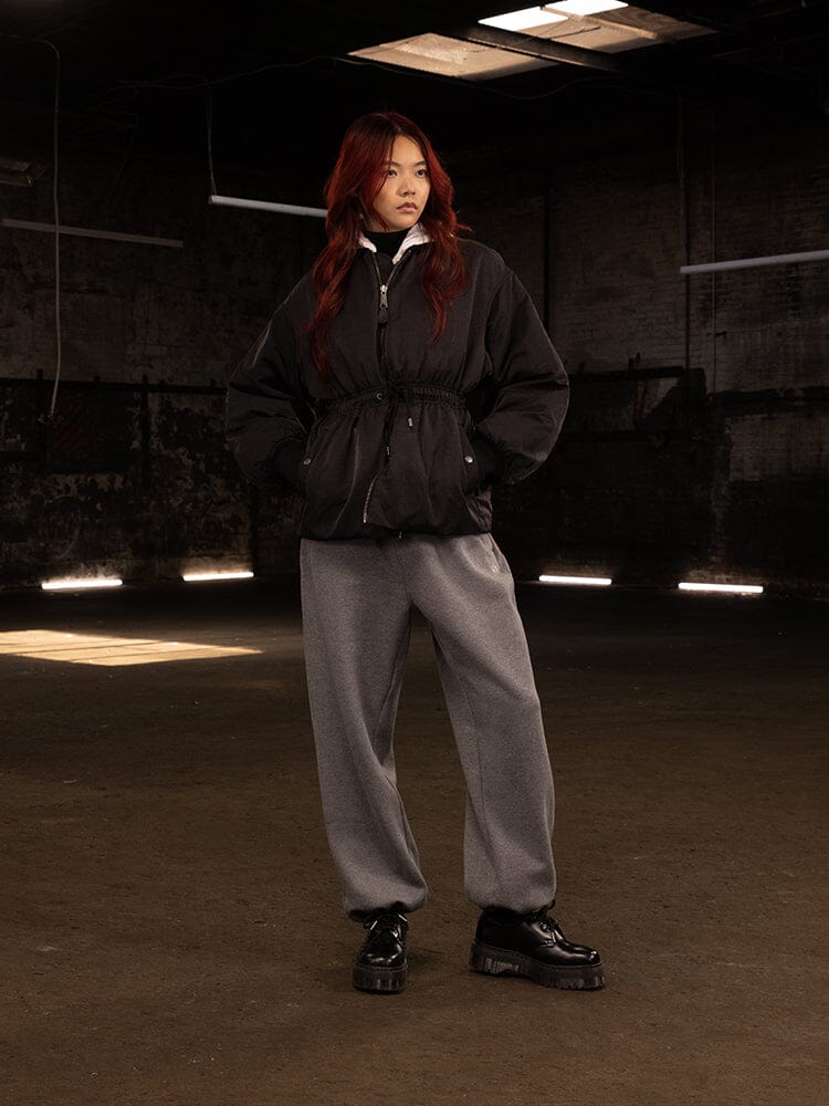 WOMEN'S SHORT CINCHED WAIST JACKET - Image 4