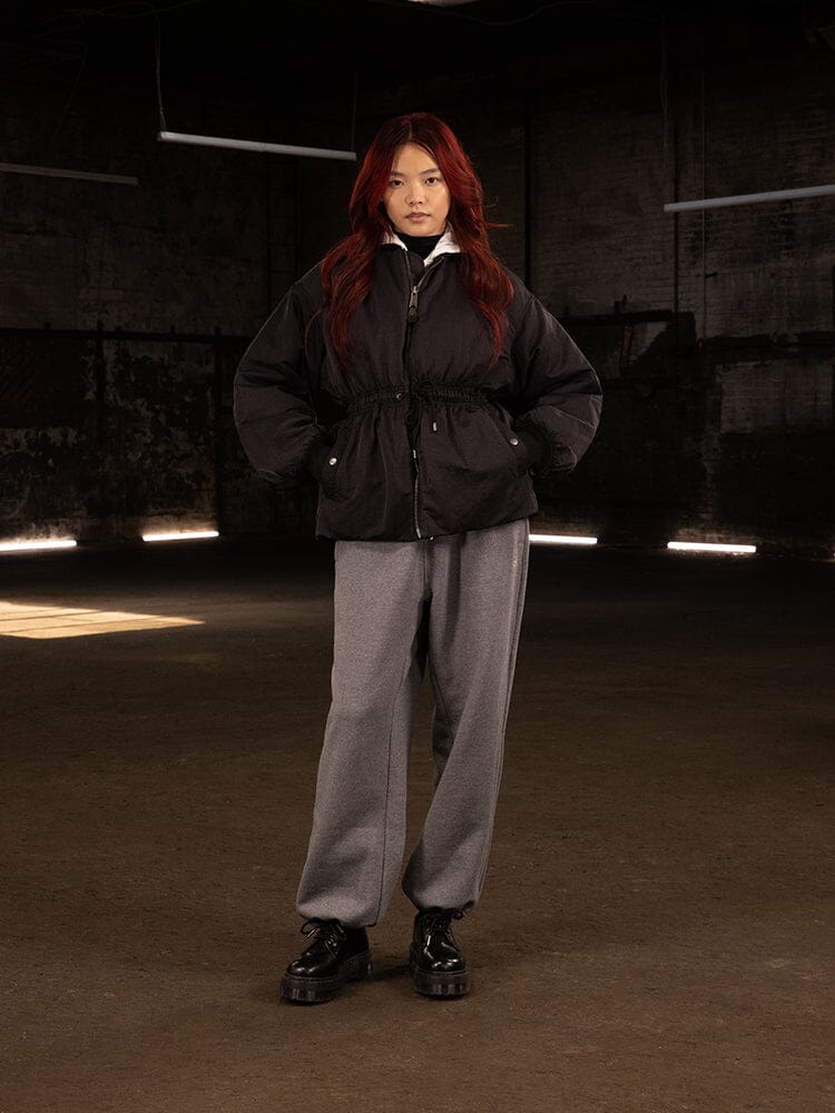 WOMEN'S SHORT CINCHED WAIST JACKET - Image 5
