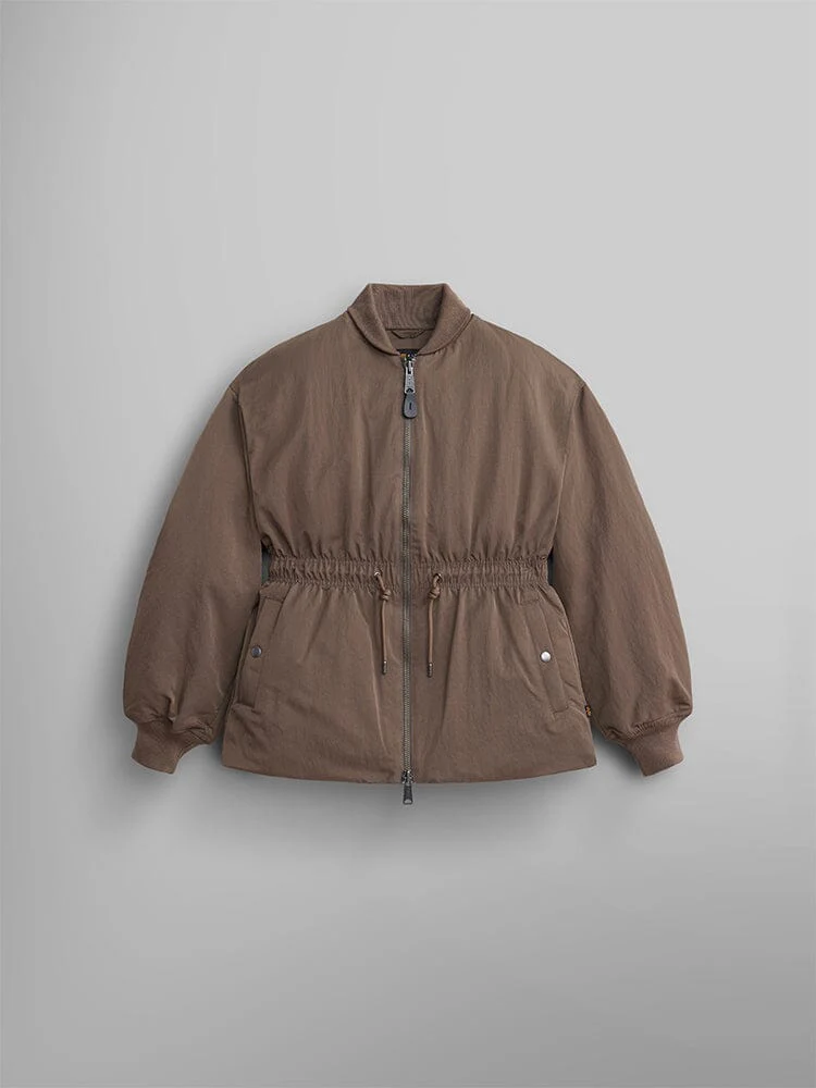 WOMEN'S SHORT CINCHED WAIST JACKET - Image 9