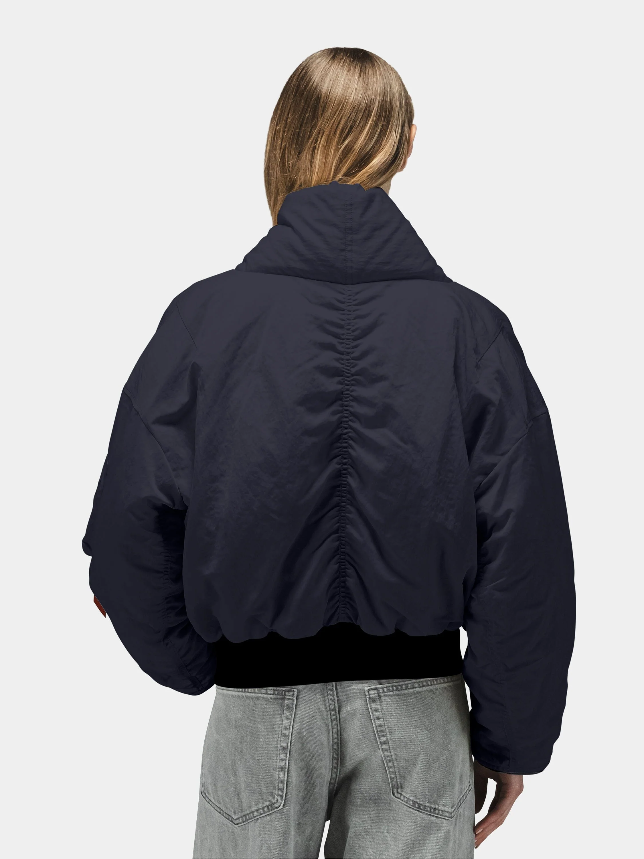 SHAWL COLLAR BOMBER JACKET WOMENS - Image 4