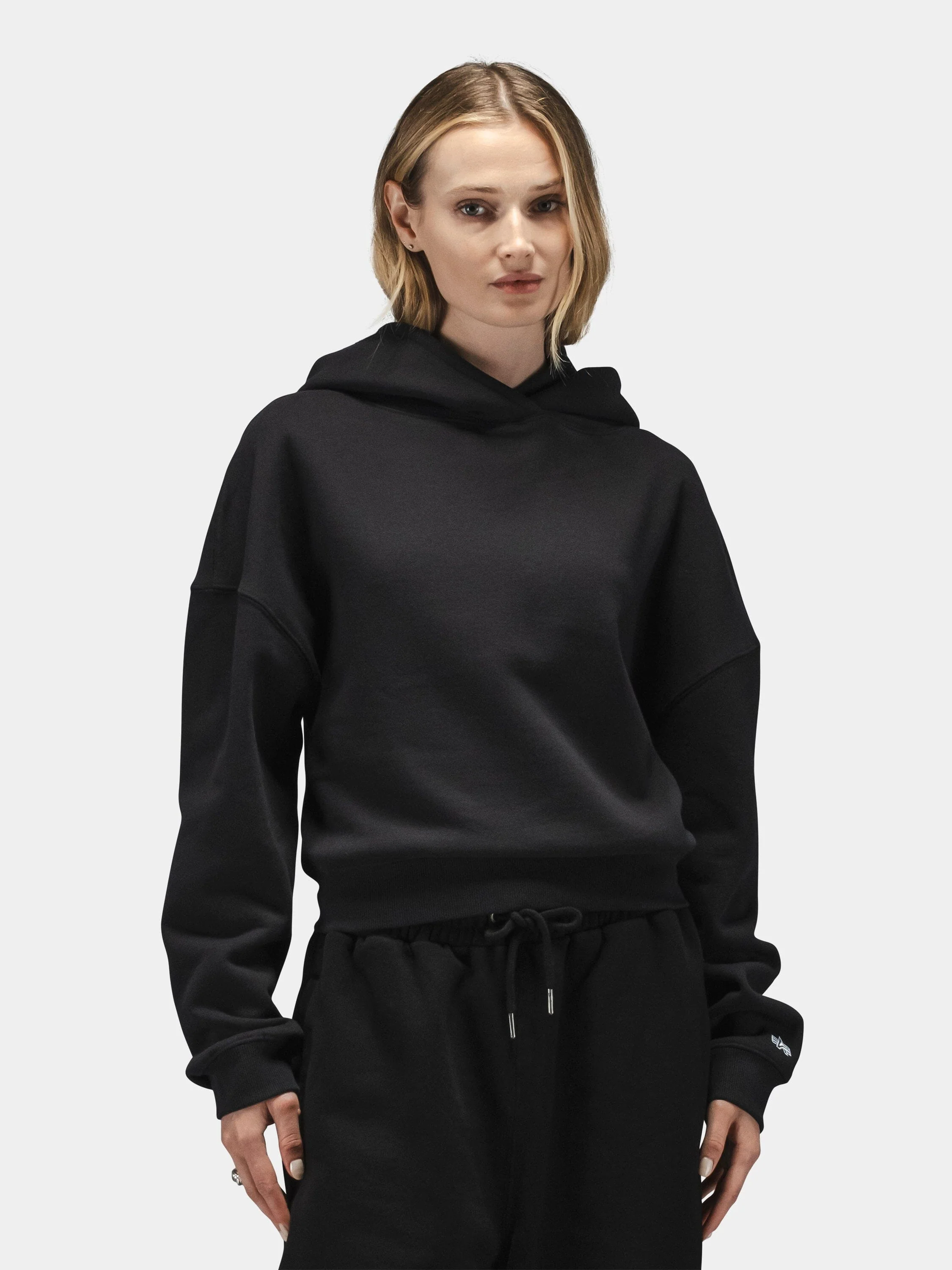 ESSENTIAL CROPPED HOODIE WOMENS - Image 8